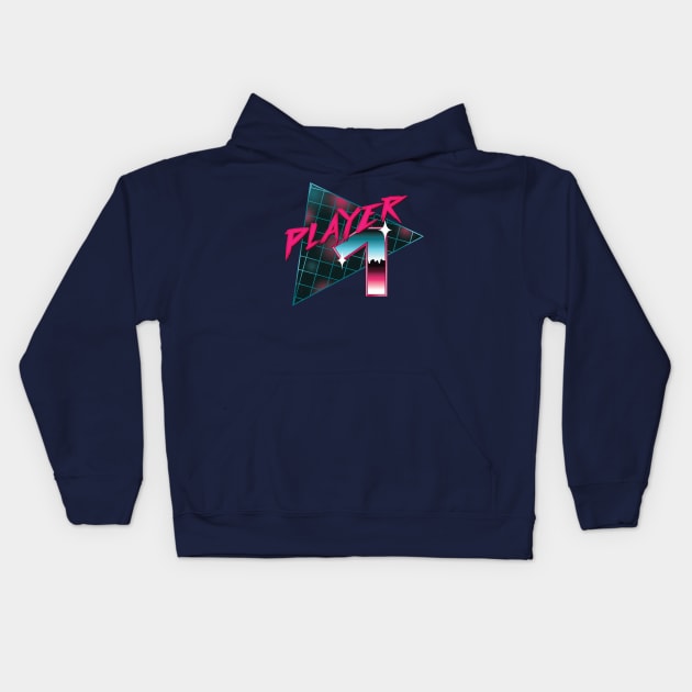 Player [1] joined the Game Kids Hoodie by DCLawrenceUK